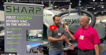 Sharp Equipment Unveils the World’s First Electric Hydro Excavator at Los Angeles Build Expo 2024